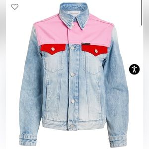 Calvin Klein Color Block Jean jacket